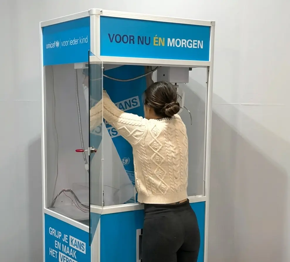 fully branded claw machine personalized per your design