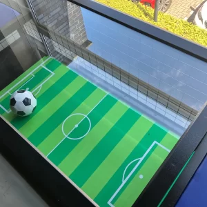 Masă de fotbal cu poziție liberă pentru evenimente și locații