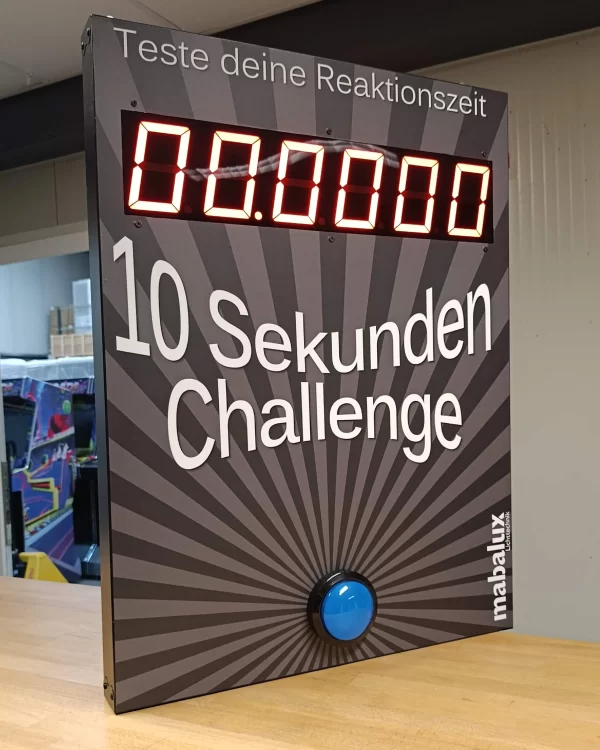 Défi des 10 secondes, jeu de chronométrage « Stop the Clock », à fixer au mur, personnalisé