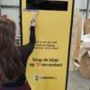 Branded Trade Show timer Game – Stop the Clock Totem