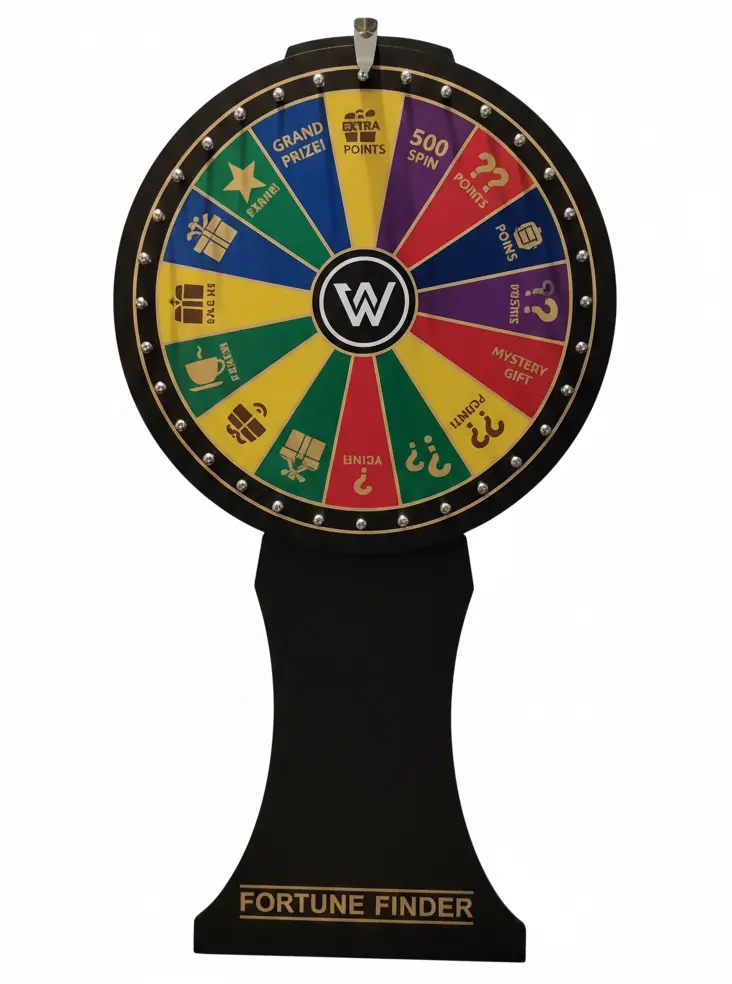 Rental – Large Prize Wheel – Professional Spin & Win Game