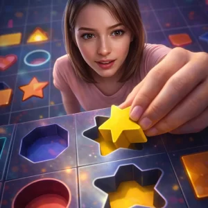 increase visitors & capture leads - touchscreen game for events - shapematch