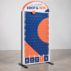 Tablero gigante de Plinko con cabecera de contorno personalizada opcional