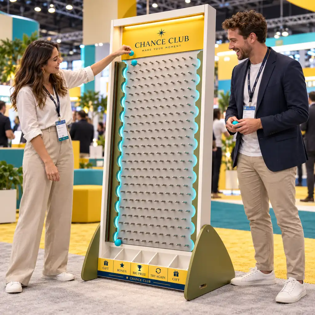 Custom Giant Plinko Game – Branded Prize Drop Board for Events & Trade Shows